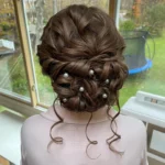 bridal updo